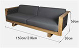 Скандинавский стильный уличный диван ComfortA CMF0001322