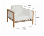 Минималистичное уличное кресло для отдыха ComfortA CMF0001333