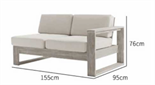 Скандинавский минималистичный уличный диван ComfortA CMF0001337