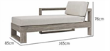 Скандинавский минималистичный уличный шезлонг ComfortA CMF0001339
