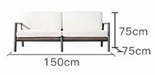 Скандинавский минималистичный уличный диван ComfortA CMF0001345