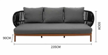 Скандинавский минималистичный уличный диван ComfortA CMF0001352