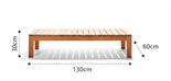 Скандинавский минималистичный уличный стол ComfortA CMF0001360
