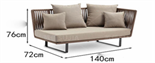 Скандинавский минималистичный уличный диван ComfortA CMF0001394