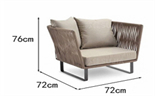 Скандинавский минималистичный уличный стул ComfortA CMF0001395