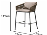 Скандинавский минималистичный уличный стул ComfortA CMF0001397