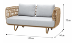 Скандинавский минималистичный уличный диван ComfortA CMF0001404