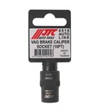 JTC-4518 - Головка для демонтажа суппортов 3/8" (VW Touareg AUDI Q7 PORSCHE) JTC - 
Используется для снятия и установки суппортов.
Размер: 3/8"Dr.9 мм. х 10PT, 31 мм. (длина).
Применение: Porsche, VW Touareg, Audi Q7. JTC-4518