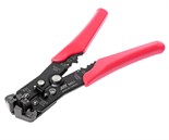 JTC-5621 - Клещи обжимные для электромонтажа автоматические JTC -  
  Кусачки изготовлены из легкого прочного материала, оснащены лезвиями HRC55-60.
   Применение: 
    
    Диапазон: 24-10 AWG (0.2 - 6.0мм2).
     Для изолированных клемм: 22-10 AWG  JTC-5621