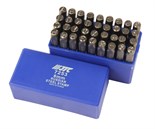 JTC-7253 - Клейма буквенные кириллица 6мм (HRC 60+-2град. DIN 1451) JTC - Клейма буквенные кириллица
Характеристики:

Тип: кириллица
Размер 5мм
Твердость: 60&plusmn;2HRC
Материал: хромованадиевая сталь
Комплектация: 36 предметов (&quot;А-Я&quot;, &quot;-& JTC-7253