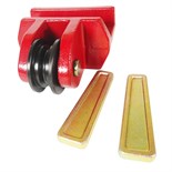 JTC-8P110 - Шкив для цепей 5/16",3/8" (2 фиксирующих штифта) JTC -  
Используется с цепями 5/16&quot; и 3/8&quot;. 
В комплекте два фиксирующих штифта. 
Кронштейн обладает подвижностью для эффективного выполнения кузовных работ.  
Габаритные размеры:  JTC-8P110