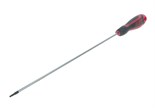 JTC-7695 - Отвертка TORX T10х250мм удлиненная JTC - 
Материал: SNCM8660.
Черный наконечник.
Соответствует международным стандартам DIN.
Двухцветная ручка изготовлена из полипропилена и ТПВ полимера для предотвращения возникновения коррозии от нефтепродукт JTC-7695