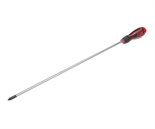 JTC-7606 - Отвертка крестовая PH 1.0х300мм усиленная (сталь Cr-Mo) JTC - 
Материал: 8NCM8660.
Стержень отвертки стальной. Покрыт сатин-хромом, жало оксидировано.
Рукоятка имеет треугольную форму. Изготовлена из двухкомпонентного материала (РР + TPV). О JTC-7606