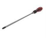 JTC-7624 - Отвертка крестовая PH 3.0х250мм усиленная со сквозным стержнем (сталь Cr-Mo) JTC - 
Материал: 8NCM8660.
Стержень отвертки стальной, сквозной, шестигранный. Покрыт сатин-хромом, жало - оксидировано.
Рукоятка имеет треугольную форму. Изготовле JTC-7624