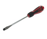 JTC-7629 - Отвертка шлицевая SL 5.5х100мм усиленная (сталь Cr-Mo) JTC - 
Материал: 8NCM8660.
Стержень отвертки стальной. Покрыт сатин-хромом, жало оксидировано.
Рукоятка имеет треугольную форму. Изготовлена из двухкомпонентного материала (РР + TPV). Об JTC-7629