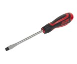 JTC-7609 - Отвертка шлицевая SL 6.5х100мм усиленная (сталь Cr-Mo) JTC - 
Материал: 8NCM8660.
Стержень отвертки стальной. Покрыт сатин-хромом, жало оксидировано.
Рукоятка имеет треугольную форму. Изготовлена из двухкомпонентного материала (РР + TPV). Об JTC-7609