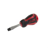 JTC-7607 - Отвертка шлицевая SL 6.5х38мм усиленная (сталь Cr-Mo) JTC - 
Материал: 8NCM8660.
Стержень отвертки стальной. Покрыт сатин-хромом, жало оксидировано.
Рукоятка имеет треугольную форму. Изготовлена из двухкомпонентного материала (РР + TPV). Обл JTC-7607