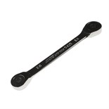 JTC-5425 - Ключ накидной TORX E6хE8 трещоточный JTC - 
72 зуба.
Инструмент изготовлен из хромованадиевой стали, обладает повышенной прочностью. Зеркальная полировка.
Размер: Е6 х Е8.
Длина: 128 мм. JTC-5425