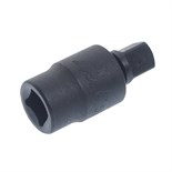 JTC-5217 - Переходник ключа карданный 1/4" d=14мм L=30мм (тип C) ударный JTC - 
Изготовлен из высококачественной хром-молибденовой стали.
Специальная конструкция с фиксирующим шариком.
Размер: 1/4"
Диаметр: 14 мм.
Длина: 30 мм.
Тип: #A JTC-5217