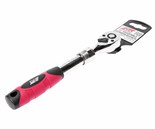 JTC-5026 - Ключ трещотка 3/8" 72 зуба 215-315мм телескопический JTC -  
Трещоточный механизм с большим крутящим моментом.  
72 зуба обеспечивают удобство работы. 
Угол поворота: 5&deg;. 
С функцией быстрого отсоединения.  
Посадочный квадрат: 3/8''.  JTC-5026