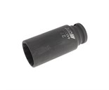 JTC-448327 - Головка торцевая 1/2" 27мм 12-ти гранная ударная тонкостенная L=82мм JTC - 
6 граней, метрический размер.
Общая длина: 82 мм.
Размер: 1/2” Dr.х27 мм.
Изготовлена из высококачественной хром-молибденовой стали.
Габаритные размеры: 82/40/40 JTC-448327