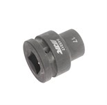 JTC-645317 - Головка торцевая 3/4" 17мм 12-ти гранная ударная L=51мм JTC -  
  Изготовлена из высококачественной хром-молибденовой стали. 
  12 граней, метрический размер.
  Размер: 3/4&quot;х17 мм.
  Длина: 51 мм. 
  Габаритные размеры: 51/44/44 мм. JTC-645317