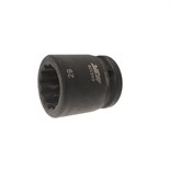 JTC-645329 - Головка торцевая 3/4" 29мм 12-ти гранная ударная L=52мм JTC - 
Изготовлена из высококачественной хром-молибденовой стали.
12 граней, метрический размер.
Размер: 3/4"х29 мм.
Длина: 52 мм. JTC-645329