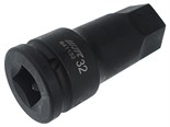 JTC-641132 - Головка торцевая 3/4" HEX H32 ударная L=100мм JTC - материал: сталь марки SNCM 8660, 3/4" Dr. H-32, L-100. JTC-641132