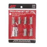 JTC-5366 - Набор бит 1/2" TORX Т25-55 7 предметов JTC - 
В комплекте: Т25, Т30, Т40, Т45, Т50, Т55.
Материал: S2.
Размер: 30 мм JTC-5366