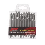 JTC-1116502 - Набор бит 1/4" PHILIPS PH2 двусторонних удлиненных 10 предметов в боксе JTC - 
В комплекте: PH2 х 65 мм. 
Материал: S2. JTC-1116502