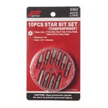 JTC-5363 - Набор бит 1/4" TORX T7H-T40H с отверстием 10 предметов в кейсе JTC - 
В комплекте: Т7Н, Т8Н, Т9Н, Т10Н, Т15Н, Т20Н, Т25Н, Т27Н, Т30Н, Т40Н.
Материал: S2.
Размер: 1/4"х25 мм. JTC-5363