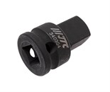 JTC-340304 - Адаптер 3/8"(F)х1/2"(М) 32мм, d=22мм ударный JTC - 
	Изготовлен из высококачественной хром-молибденовой стали.
	Размер: F3/8"хМ1/2".
	Диаметр: 22 мм.
	Длина: 32 мм.
	Количество в оптовой упаковке: 5 шт. и 40 шт.
	Габаритные размеры: 55/ JTC-340304
