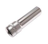 JTC-47613 - Головка торцевая 1/2" 13мм глубокая L=76мм JTC - 
  6 граней, метрический размер. 
  Изготовлена из закаленной хром-ванадиевой стали.    
  Размер: 1/2&rdquo;х13 мм.
  Общая длина: 76 мм.    
  Количество в оптовой упаковке: 10 шт. и 200  JTC-47613