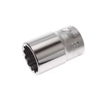 JTC-43918 - Головка торцевая 1/2" 18мм 12-ти гранная L=38мм JTC - 
	12 граней, метрический размер.
	Изготовлена из закаленной хром-ванадиевой стали.
	Размер: 1/2"х18 мм.
	Длина: 38 мм.
	Количество в оптовой упаковке: 10 шт. и 200 шт.
	Габаритные раз JTC-43918