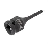 JTC-447830 - Бита-головка 1/2" TORX T30х78мм ударная JTC - 
	Материал: SNCM 8660.
	Размер: TORX 1/2"хT30.
	Общая длина: 78 мм.
	Габаритные размеры: 78/25/25 мм. (Д/Ш/В)
	Вес: 80 гр.






Размер
Усилие max., lb-in
Усилие max., Н&middot;м

 JTC-447830