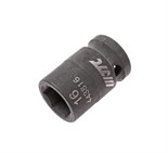 JTC-443816 - Головка торцевая 1/2" 16мм ударная L=38мм JTC - 
  6 граней, метрический размер. 
  Изготовлена из высококачественной хром-молибденовой стали. 
  Размер: 1/2&quot;х16 мм.
  Общая длина: 38 мм. 
  Количество в оптовой упаковке: 10 шт. и 2 JTC-443816