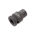 JTC-443812 - Головка торцевая 1/2" 12мм ударная L=38мм JTC - 
  6 граней, метрический размер. 
  Изготовлена из высококачественной хром-молибденовой стали. 
  Размер: 1/2&quot;х12 мм.
  Общая длина: 38 мм. 
  Количество в оптовой упаковке: 10 шт. и 2 JTC-443812