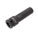 JTC-448213 - Головка торцевая 1/2" 13мм ударная глубокая L=82мм JTC - 
  6 граней, метрический размер. 
  Изготовлена из высококачественной хром-молибденовой стали. 
  Размер: 1/2&quot;х13 мм.
  Общая длина: 82 мм. 
  Количество в оптовой упаковке: 1 JTC-448213