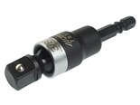 JTC-7831 - Адаптер 1/4"х3/8" (6.35мм) карданный под шуруповерт JTC - 
Материал: хром-молибденовая сталь.
Подходит для большинства беспроводных электроинструментов.
Универсальный шарнирный механизм обеспечивает работу в 30 направлениях.
Посадочный квадрат: JTC-7831