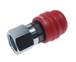 JTC-C40SFA - Переходник для компрессора F1/2" быстросъемный внутренняя резьба композитный двухрежимный JTC - 
Двухступенчатый режим работы, чтобы избежать опасности, которая может возникнуть при ослаблении соединения.
Соединяемая часть сделана из сверхпро JTC-C40SFA