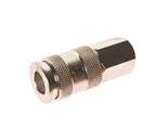 JTC-D20SFA - Переходник для компрессора F1/4" быстросъемный с клапаном внутренняя резьба JTC - 
Изготовлен из легированной стали.
Рабочее давление: 20 кг.
Европейский стандарт.
Тип: 20SFA.
Размер: 1/4” G female.
Габаритные размеры: 50/20/20 мм. (Д/Ш JTC-D20SFA