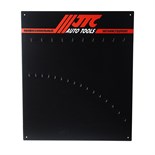 JTC-0003 - Стенд для инструмента 715х605см с крючками для комбинированных и трещоточных ключей JTC - Металлический стенд, специально разработанный для размещения комбинированных и трещоточных ключей.

Вмещает на себе 26 крючков для размещения инструмента. JTC-0003