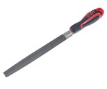 JTC-K8053H - Напильник полукруглый 200мм №3 60 HRC JTC - Полукруглый напильник JTC-K8053H со  средними зубьями имеет длину в 200 мм и прорезиненную анатомическую рукоятку с отверстием для подвешивания инструмента. JTC-K8053H