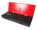 JTC-K4223 - Набор головок торцевых 1/2" 6-ти гранных 08-32мм ударных 22 предмета в кейсе JTC - 
  В комплекте:

  
  
    Артикулы JTC-43908-32: 6-гранные: 8, 10, 11, 12, 13, 14, 15, 16, 17, 18, 19, 21, 22, 23, 24, 25, 26, 27, 29, 30, 32 мм. - 21 шт. JTC-K4223