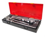 JTC-K4083 - Набор инструментов 8 предметов слесарно-монтажный 1/2" (ключ трещот.,воротки,удлинит.) в кейсе JTC - В комплекте:

Артикулы JTC-3613-6: удлинители 1/2": 2", 3", 5", 10" - 4 шт.
JTC-3721: переходник карданный 1/2" - 1 шт.
JTC-3617: 1/2" вор JTC-K4083