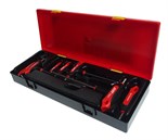 JTC-K6073 - Набор ключей шестигранных 2-8мм Т-образных HEX 7 предметов JTC - JTC-K6073