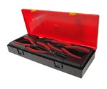JTC-K5044 - Съемник колец стопорных набор 4 предмета JTC - Съемник В комплекте:

JTC-5401: клещи для внутренних стопорных колец, прямые - 1 шт.
JTC-5402: клещи для внутренних стопорных колец, 90&deg; - 1 шт.
JTC-5403: клещи для внешних стопорных колец JTC-K5044