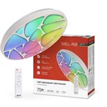 Светильник светодиодный COMFORT SHELL-RGB 75Вт 3000-6500К 6000лм 230В 495х85мм с пультом ДУ IN HOME 4690612044651 1738652