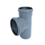 Тройник для внутренней канализации Plastimex 110 х 110 х 90 мм 110/110/90 РР