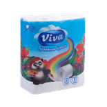Бумага туалетная VIVA двухслойная 4 шт/уп 00501445040